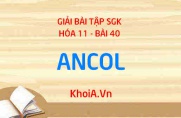 Bài tập Ancol: Giải bài tập 1, 2, 3, 4, 5, 6, 7, 8 trang 186, 187 SGK Hóa 11 bài 40